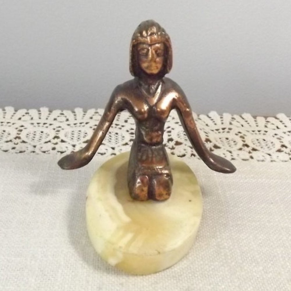 Egyptian Goddess with Wing-arms Oddity Paperweight